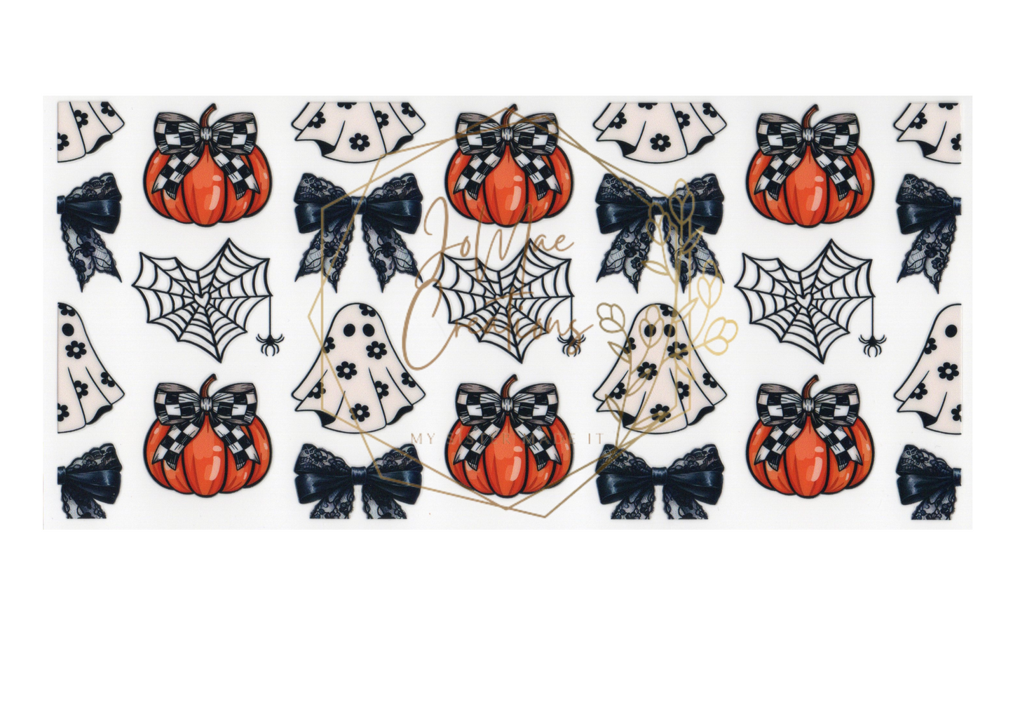 Ghost and Pumpkins Double Sided
