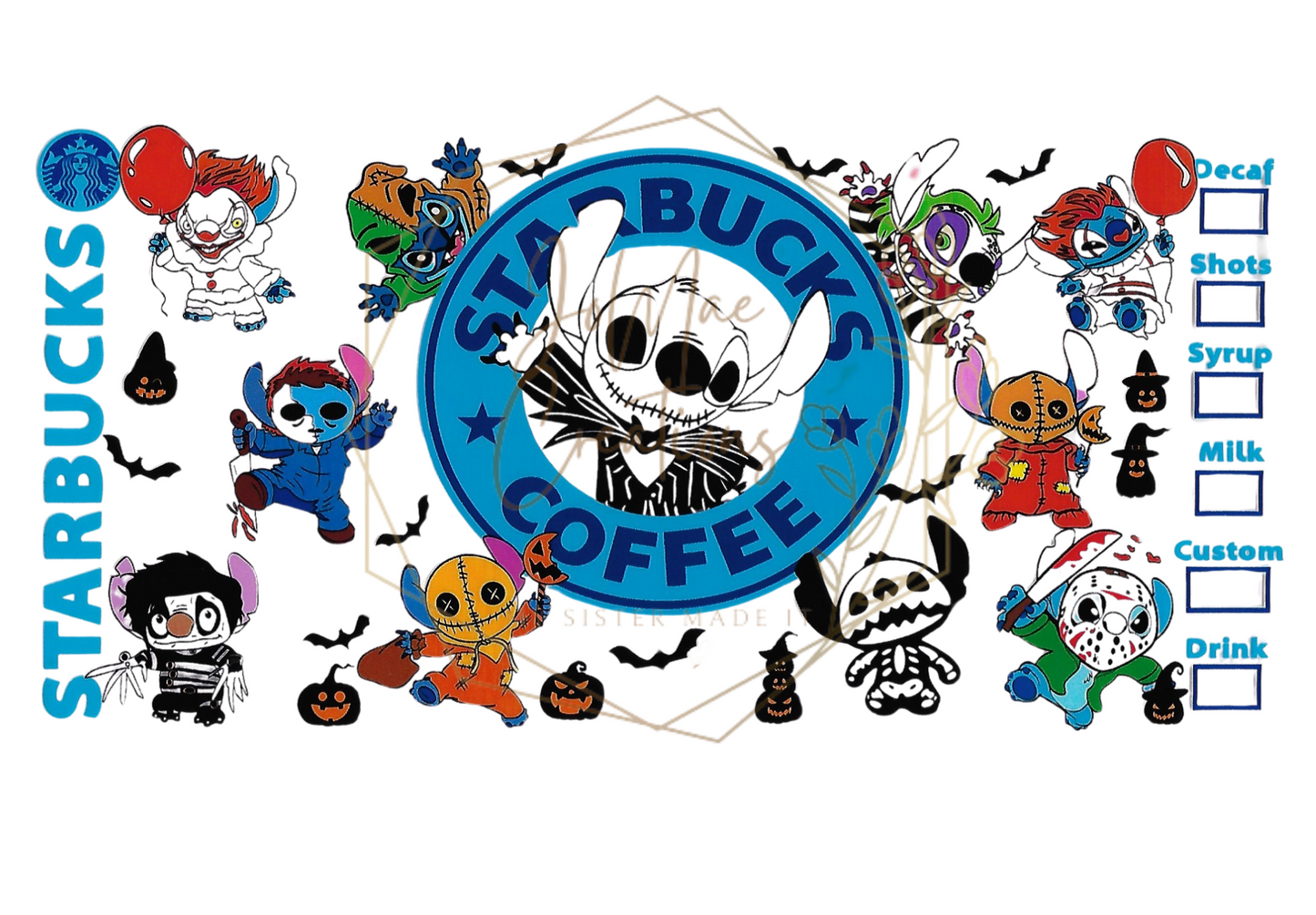 Spooky Blue Alien