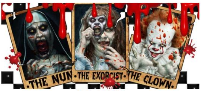 The Nun, The Exorcist, The Clown