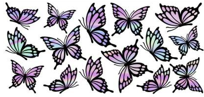 Butterflies- Purple