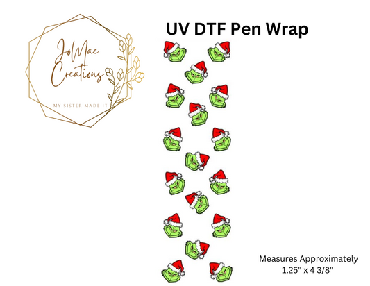 Grinchy Pen Wrap