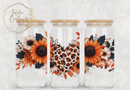 Hearts and Sunflowers-  Double sided