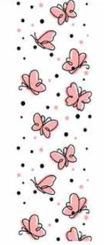 Pink Butterflies Pen Wrap