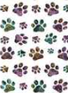 Rainbow Paw Prints Pen Wrap